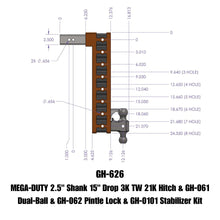 Load image into Gallery viewer, GEN-Y Hitch GH-626 MEGA-DUTY Drop Hitch