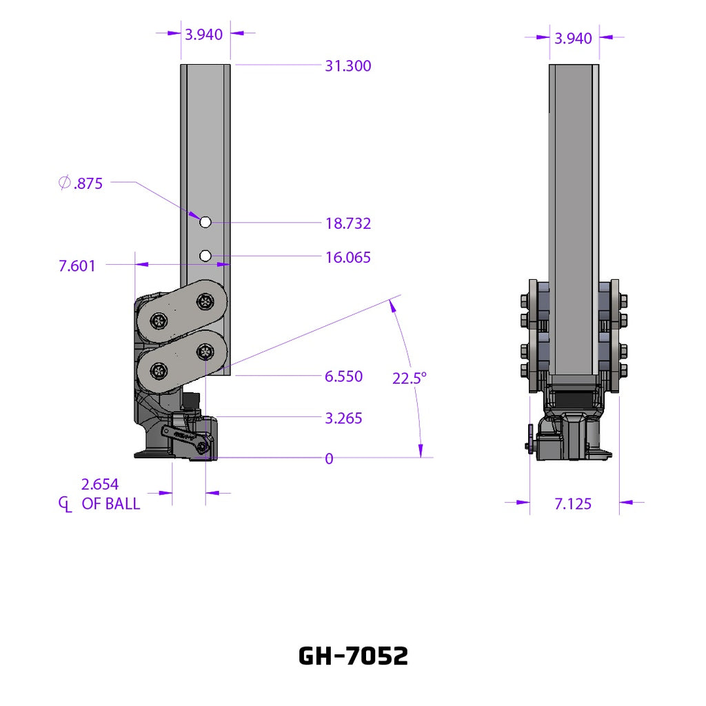 GEN-Y Hitch GH-7052 SPARTAN Gooseneck