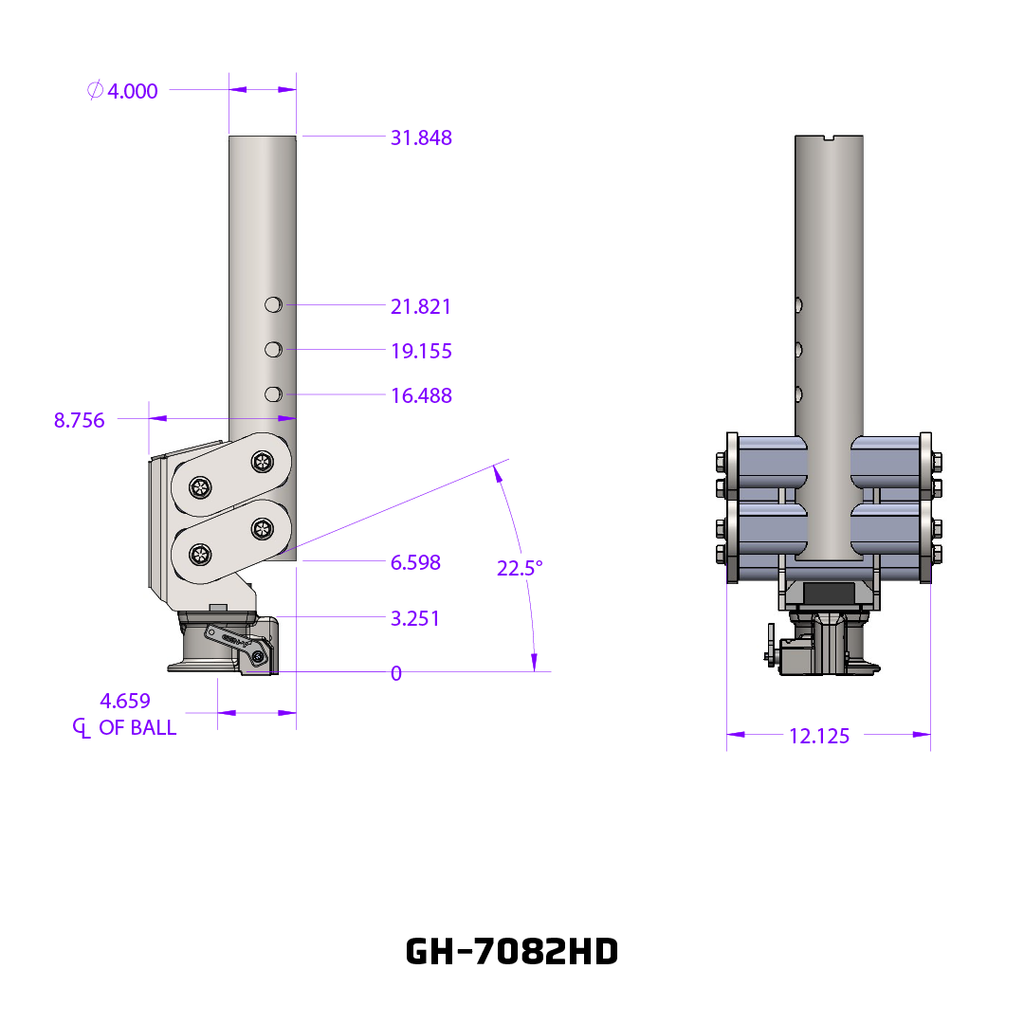 GEN-Y Hitch GH-7082HD SPARTAN Gooseneck