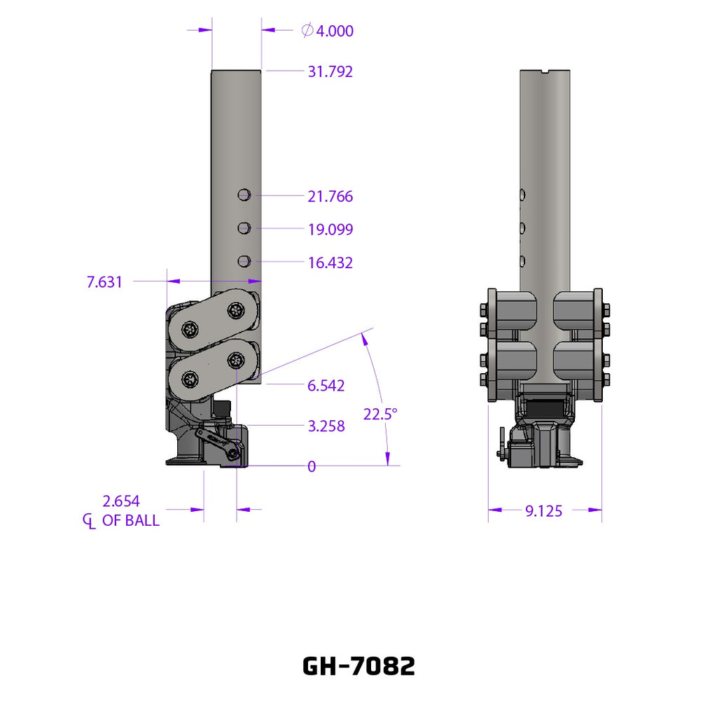 GEN-Y Hitch GH-7082 SPARTAN Gooseneck