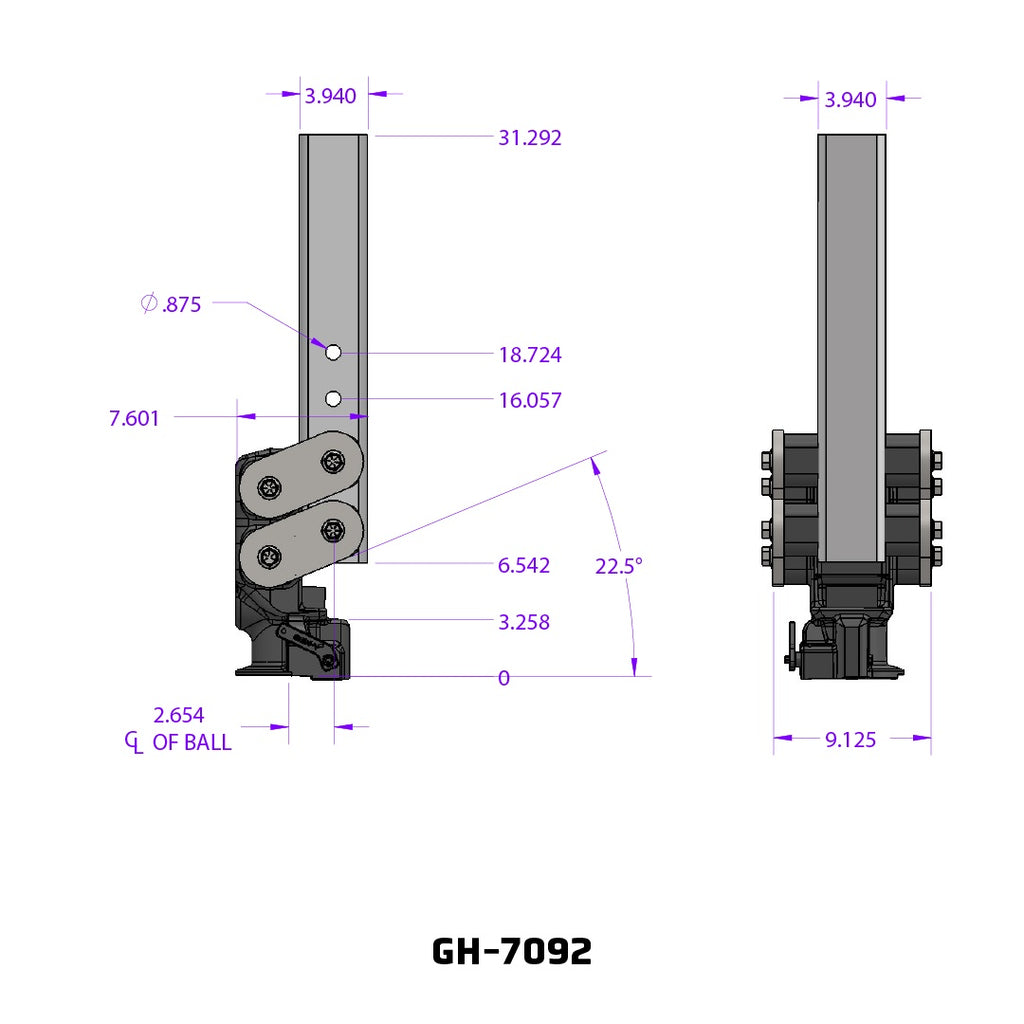 GEN-Y Hitch GH-7092 SPARTAN Gooseneck