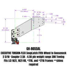 Load image into Gallery viewer, GEN-Y Hitch GH-8055AL EXECUTIVE 5th Wheel to Gooseneck