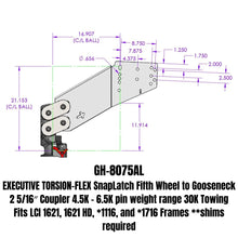 Load image into Gallery viewer, GEN-Y Hitch GH-8075AL EXECUTIVE 5th Wheel to Gooseneck