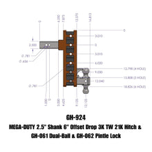 Load image into Gallery viewer, GEN-Y Hitch GH-924 MEGA-DUTY Drop Hitch