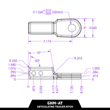 Load image into Gallery viewer, GEN-Y Hitch GHM-AT 2? Shank Articulating Trailer Hitch