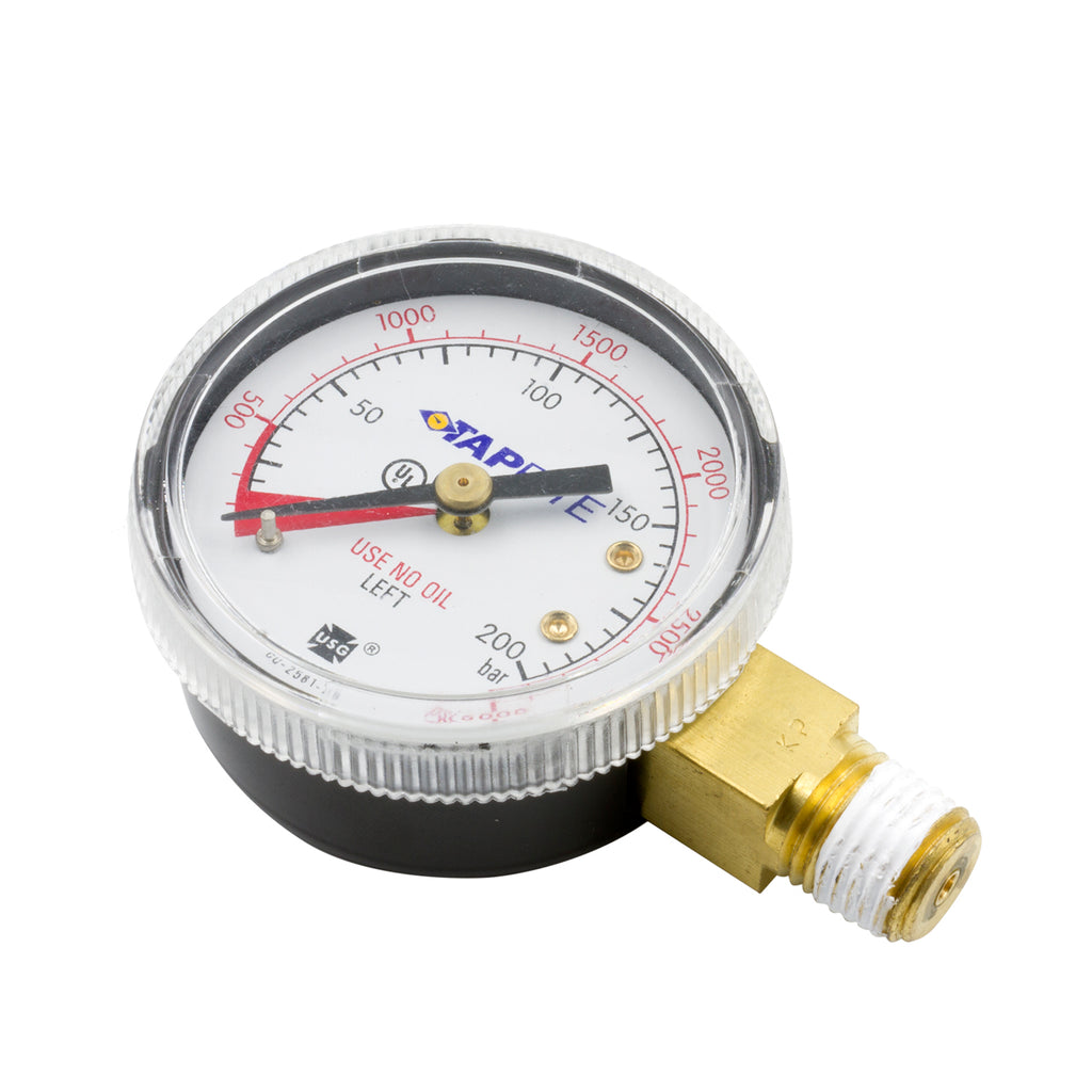 Dedenbear GHP GAUGE HIGH PRESSURE FOR CO2 REGULATOR (0 TO 3000 PSI)
