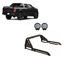 Load image into Gallery viewer, Black Horse Off Road GLRB-01B-PL69B Gladiator Roll Bar Kit for Select Chevrolet Silverado 1500, Chevrolet Silverado HD, Chevrolet Silverado 3500, Chevrolet Silverado HD, Dodge Ram 1500, Ford F-150, GMC Sierra 1500, GMC Sierra HD, GMC Sierra HD, Nissan