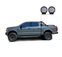 Load image into Gallery viewer, Black Horse Off Road GLRB-01B-PL69B Gladiator Roll Bar Kit for Select Chevrolet Silverado 1500, Chevrolet Silverado HD, Chevrolet Silverado 3500, Chevrolet Silverado HD, Dodge Ram 1500, Ford F-150, GMC Sierra 1500, GMC Sierra HD, GMC Sierra HD, Nissan