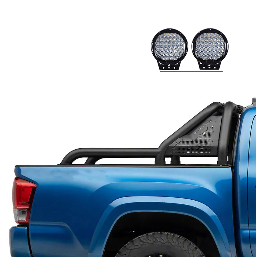 Black Horse Off Road GLRB-03B-PL69B Gladiator Roll Bar Kit for Select Chevrolet Colorado, GMC Canyon, Toyota Tacoma