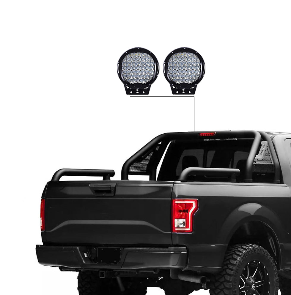 Black Horse Off Road GLRB-05B-PL69B Gladiator Roll Bar Kit for Select Nissan Frontier