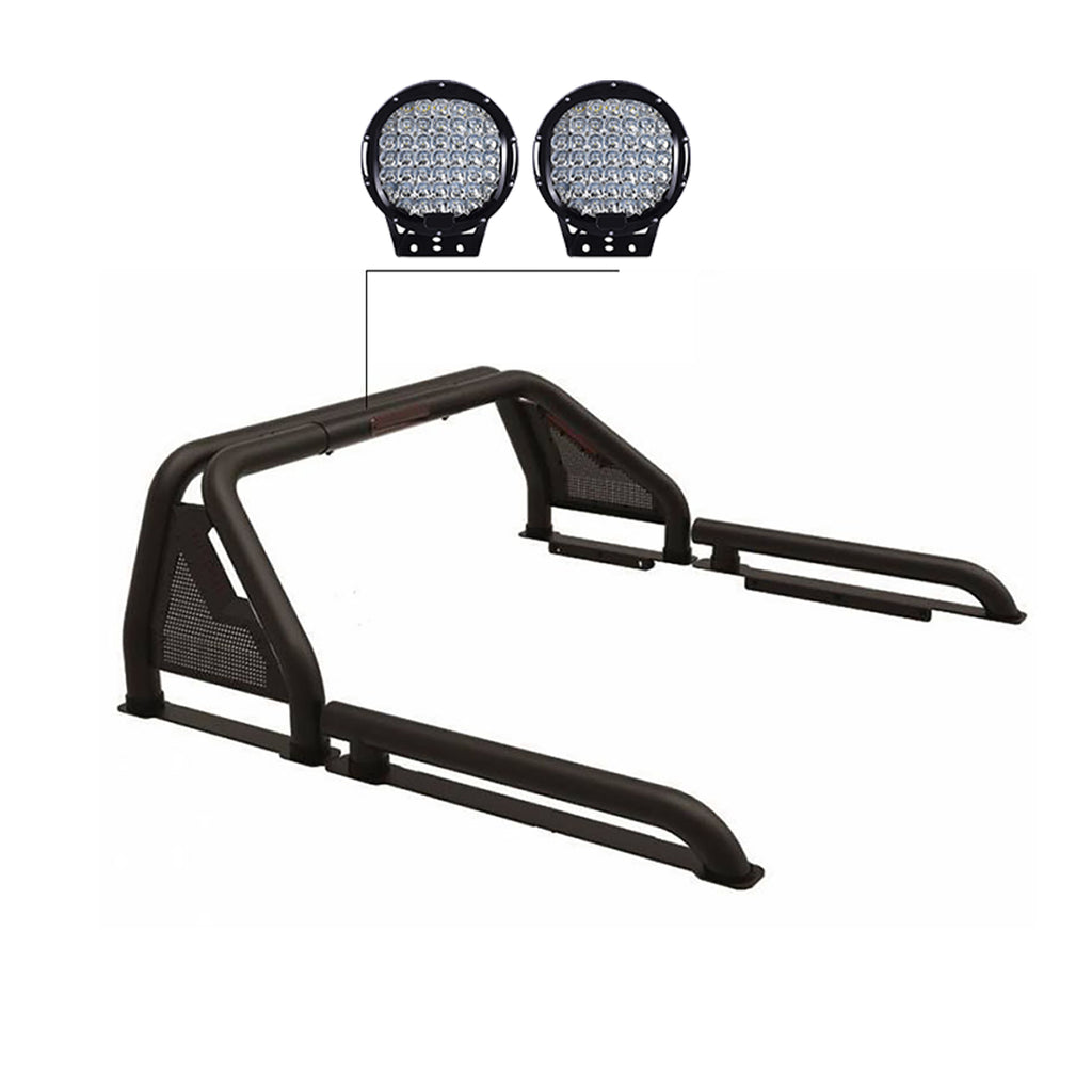 Black Horse Off Road GLRB-07B-PL69B Gladiator Roll Bar Kit for Select Ford Ranger