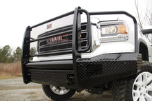 Load image into Gallery viewer, Fab Fours GM07-K2160-1 Black Steel Front Ranch Bumper for Select GMC Sierra