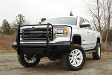 Load image into Gallery viewer, Fab Fours GM07-K2160-1 Black Steel Front Ranch Bumper for Select GMC Sierra