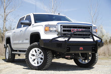 Load image into Gallery viewer, Fab Fours GM07-K2162-1 Black Steel Front Ranch Bumper for Select GMC Sierra