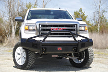 Load image into Gallery viewer, Fab Fours GM07-K2162-1 Black Steel Front Ranch Bumper for Select GMC Sierra