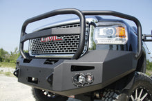 Load image into Gallery viewer, Fab Fours GM14-A3150-1 Premium Heavy Duty Winch Front Bumper for Select GMC Sierra HD, GMC Sierra HD