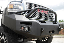 Load image into Gallery viewer, Fab Fours GM14-A3152-1 Premium Heavy Duty Winch Front Bumper for Select GMC Sierra HD, GMC Sierra HD