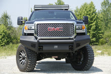 Load image into Gallery viewer, Fab Fours GM14-Q3161-1 Elite Front Ranch Bumper for Select GMC Sierra HD, GMC Sierra HD