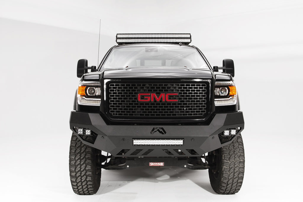 Fab Fours GM15-V3151-B Vengeance Front Bumper for Select GMC Sierra HD, GMC Sierra HD