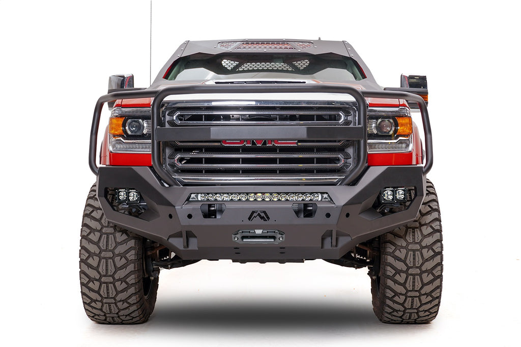 Fab Fours GM15-X2850-1 Matrix Front Bumper for Select GMC Sierra HD, GMC Sierra HD