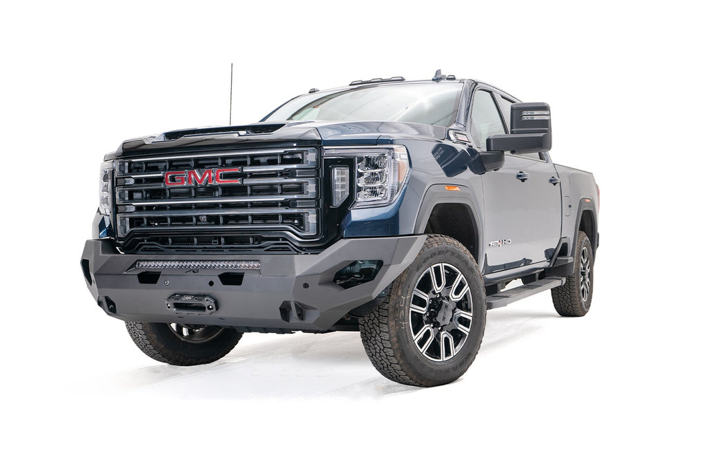 Fab Fours GM20-X5051-B Matrix Front Bumper for Select GMC Sierra HD, GMC Sierra HD