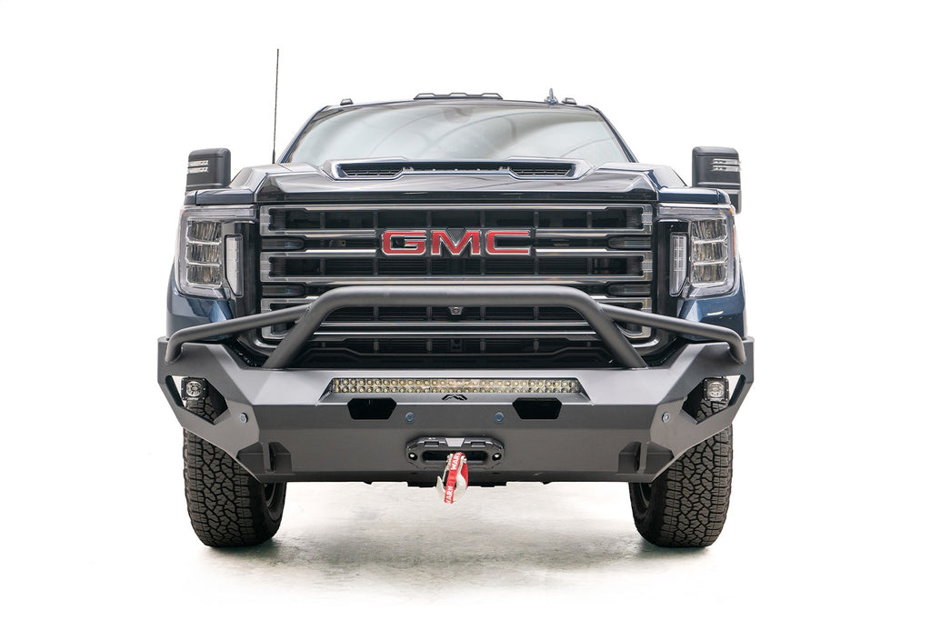 Fab Fours GM20-X5052-1 Matrix Front Bumper for Select GMC Sierra HD, GMC Sierra HD