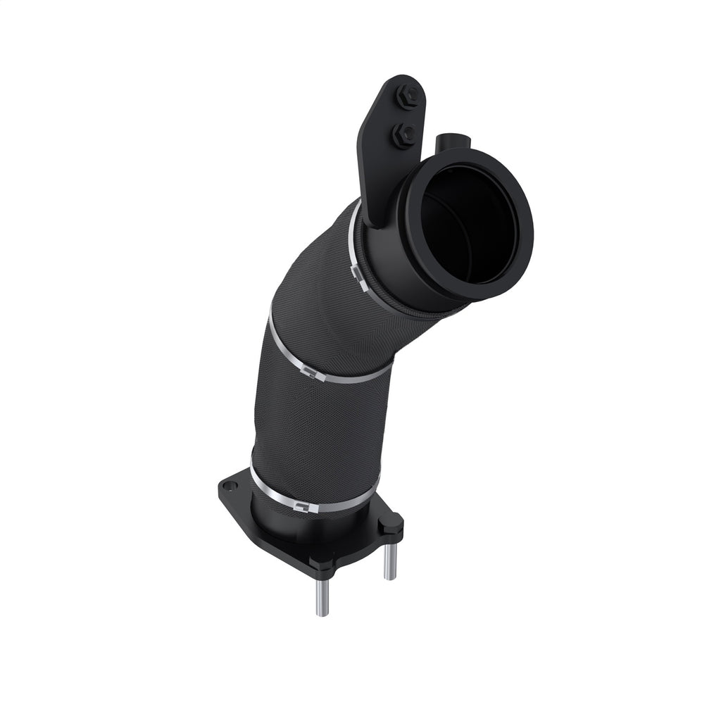 MBRP Exhaust GM8436 Armor BLK Turbocharger Down Pipe for Select Chevrolet Silverado HD, Chevrolet Silverado HD, GMC Sierra HD, GMC Sierra HD