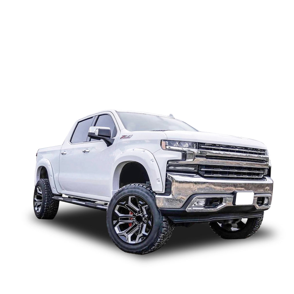 Black Horse Off Road GMBK-NL-19 Extreme Wheel-to-Wheel Side Steps for Select Chevrolet Silverado 1500, Chevrolet Silverado LTD, GMC Sierra 1500, GMC Sierra Limited