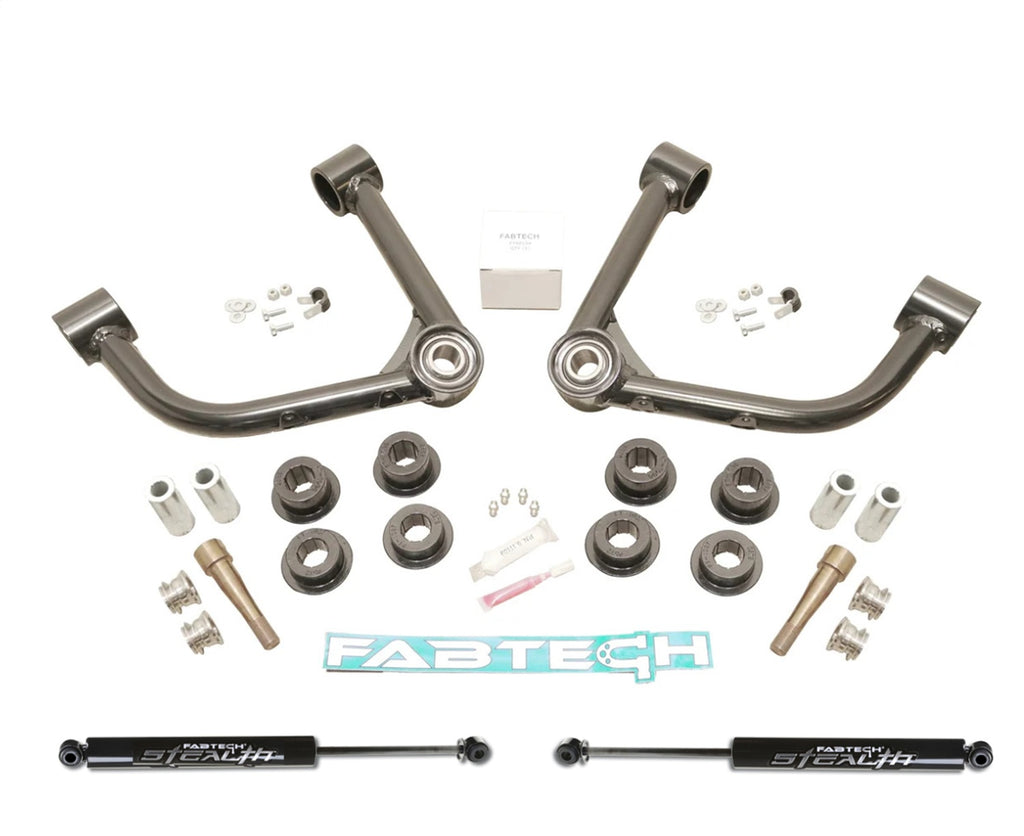 Fabtech K1204 Uniball UCA Lift System w/Shocks for Select Chevrolet Colorado, GMC Canyon