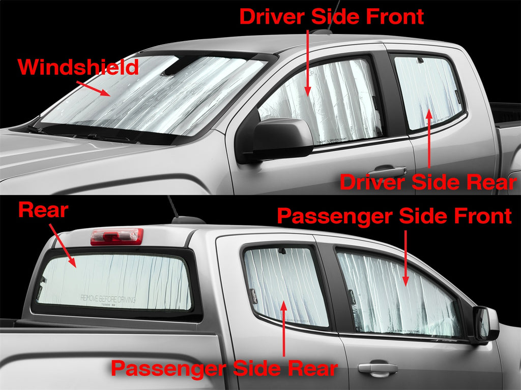 Weathertech TS0908K1 ® SunShade Full Vehicle Kit for Select Chevrolet Colorado, GMC Canyon
