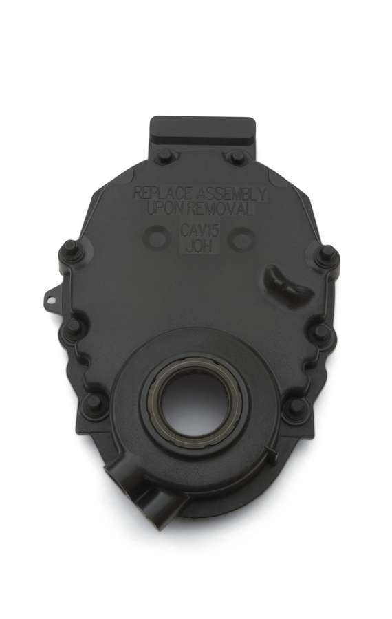 CHEVROLET PERFORMANCE 12562818 SBC Front Timing Cover - Black Plastic