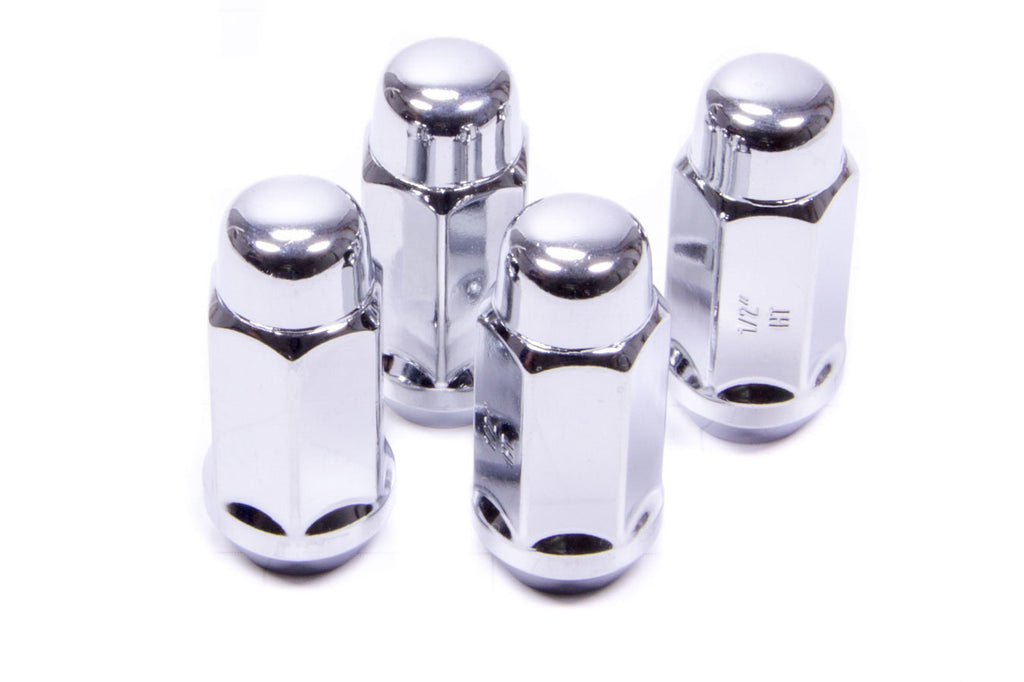 GORILLA 41187XLHTB 4 Lugnuts Acorn Bulge 1/2 Heat Treated X-Long