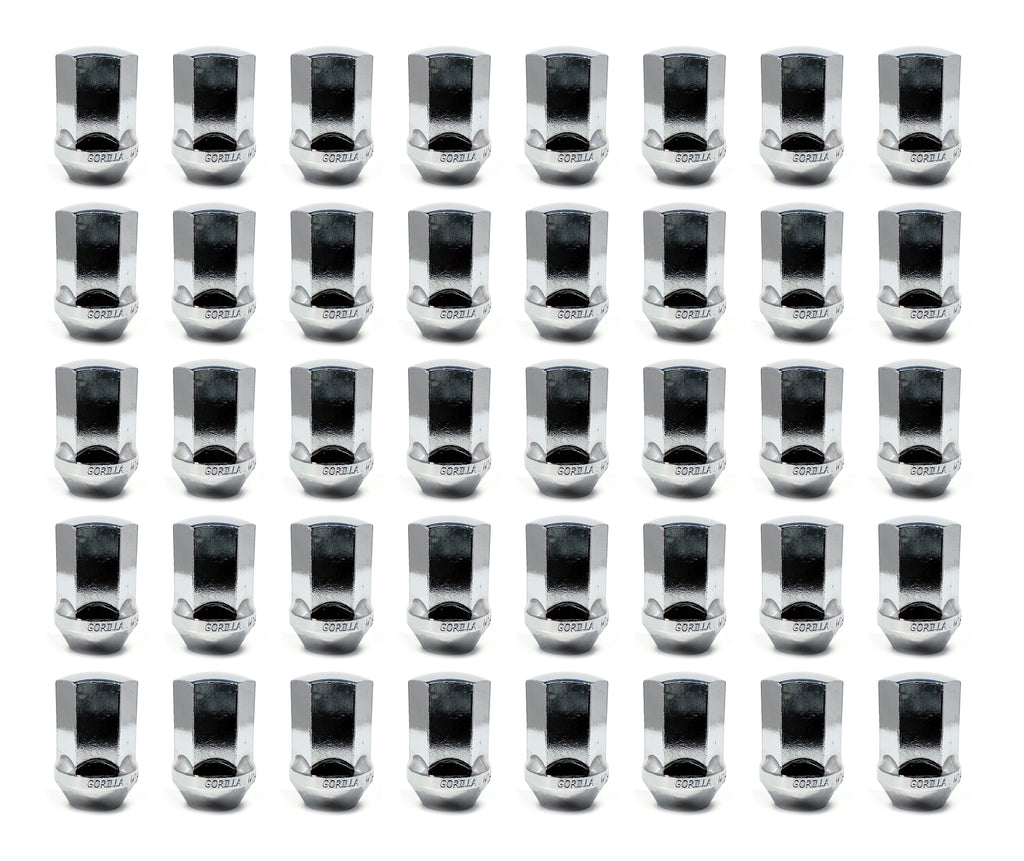 GORILLA 61148FS 40 Lugnuts 14mm x 1.5 13/16 Hex