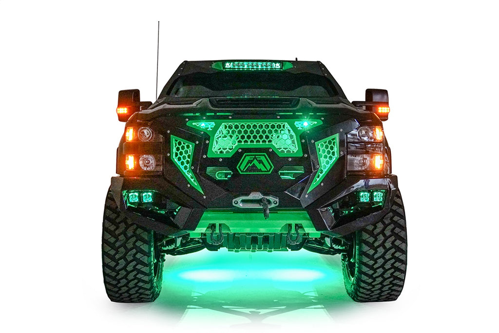 Fab Fours GR3000-1 Grumper Grill/Front Bumper for Select Chevrolet Silverado HD, Chevrolet Silverado HD