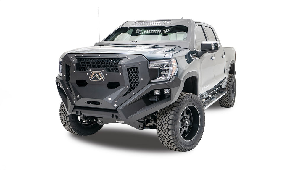 Fab Fours GR3900-B Grumper Front Bumper And Grille for Select GMC Sierra 1500, GMC Sierra Limited
