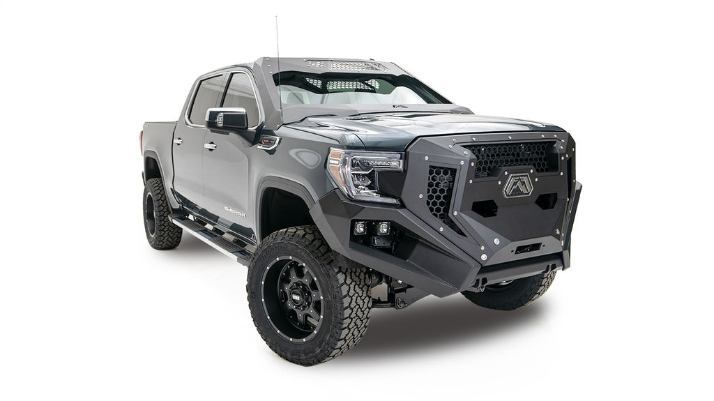 Fab Fours GR3900-B Grumper Front Bumper And Grille for Select GMC Sierra 1500, GMC Sierra Limited