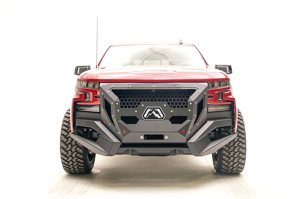 Fab Fours GR4000-B Grumper Front Winch Bumper for Select Chevrolet Silverado 1500, Chevrolet Silverado LTD