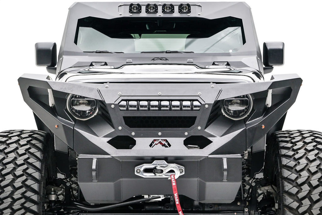 Fab Fours GR4606-B Grumper Light Bar Mount for Select Jeep Wrangler
