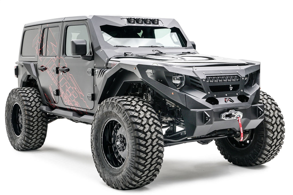 Fab Fours GR4606-1 Grumper Light Bar Mount for Select Jeep Wrangler