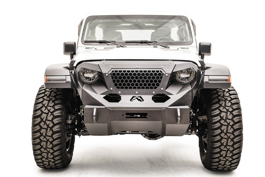 Fab Fours GR4650-1 Grumper Front Bumper for Select Jeep Wrangler