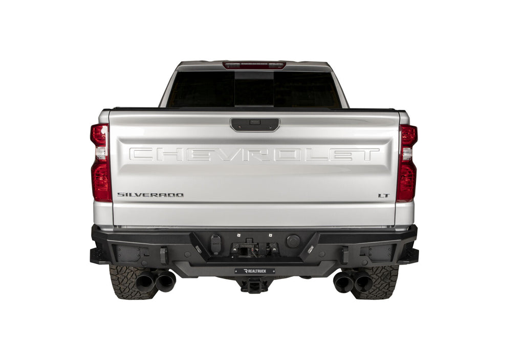 Go Rhino 28176T BR20.5 Rear BR Bumper for Chevrolet Silverado GMC Sierra 1500 for Select Chevrolet Silverado 1500, Chevrolet Silverado LTD, GMC Sierra 1500, GMC Sierra Limited