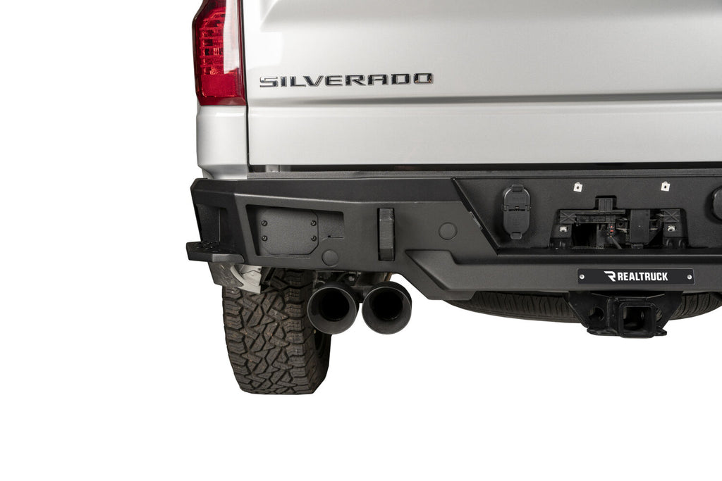 Go Rhino 28176T BR20.5 Rear BR Bumper for Chevrolet Silverado GMC Sierra 1500 for Select Chevrolet Silverado 1500, Chevrolet Silverado LTD, GMC Sierra 1500, GMC Sierra Limited