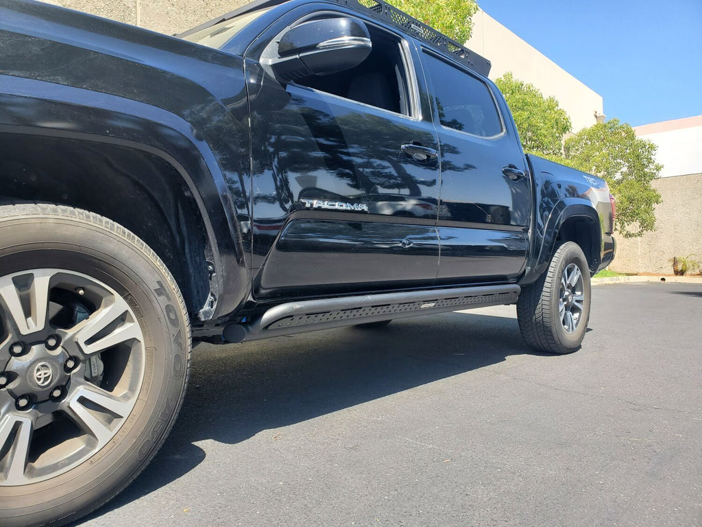 Go Rhino FS4429T Frame Mounted Steel Sliders for Select Toyota Tacoma