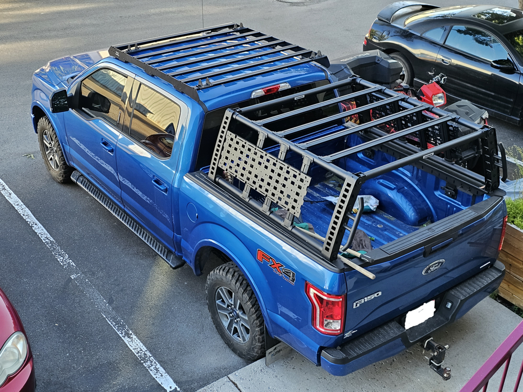 Go Rhino 5952000T XRS Overland Xtreme Rack - Full-Size Trucks for Select Chevrolet Silverado 1500, Chevrolet Silverado LTD, Ford F-150, GMC Sierra 1500, GMC Sierra Limited, Ram 1500, Toyota Tundra