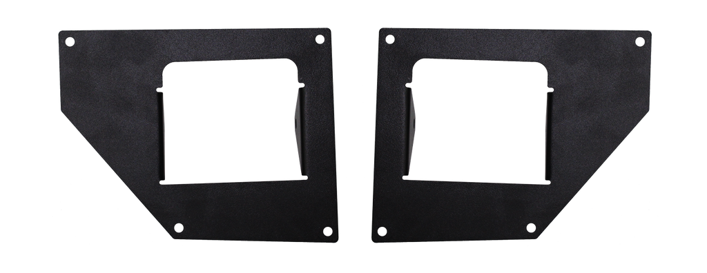 Go Rhino 231152T BRJ40 Light Plates for Straight End Caps (4") for Select Jeep Wrangler, Jeep Wrangler JK