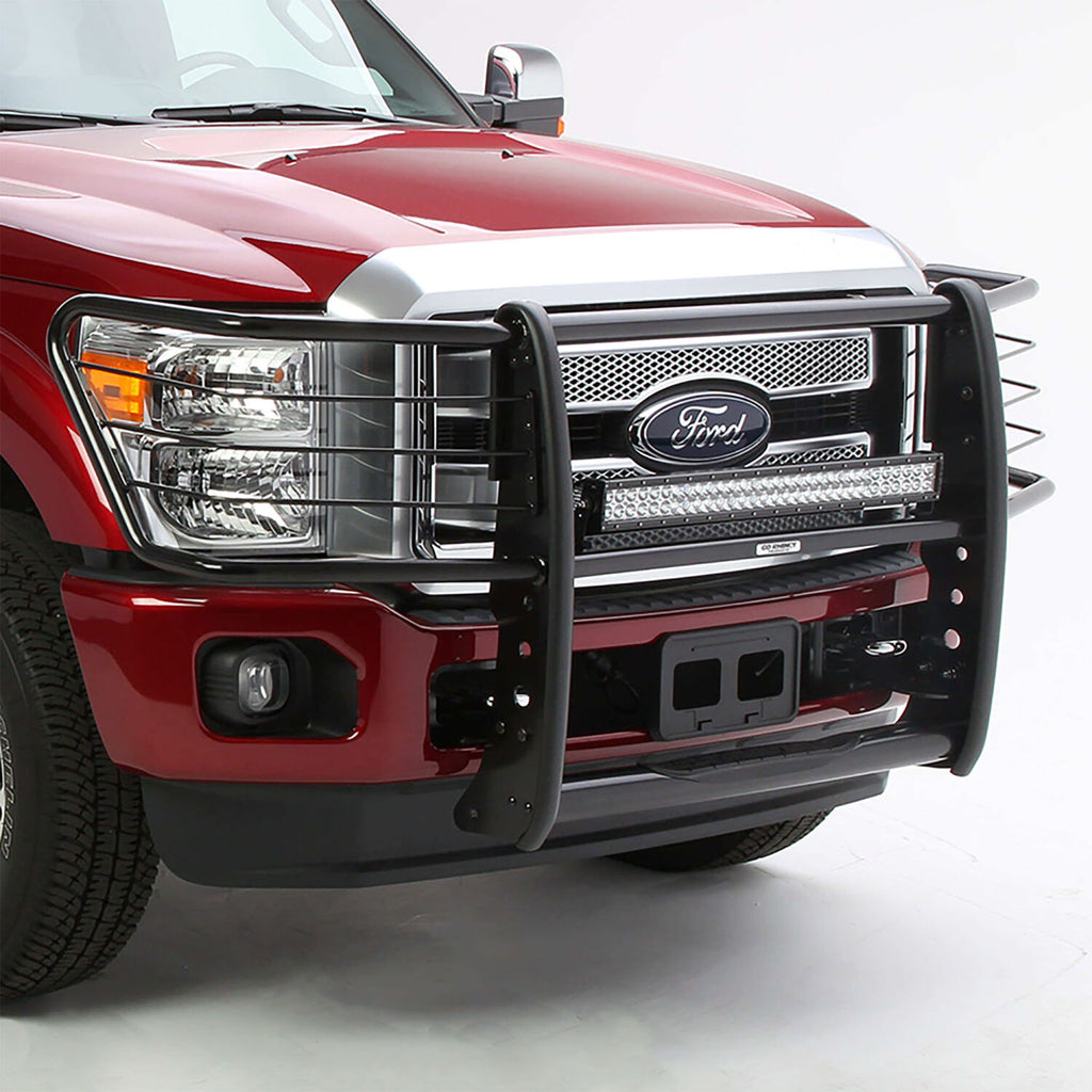 Go Rhino 3364B 3000 Series StepGuard - Center Grille Guard only for Select Ford Excursion, Ford F-250 Super Duty, Ford F-350 Super Duty