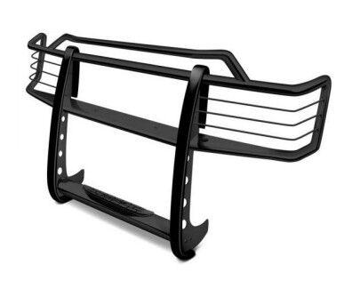 Go Rhino 3315MB 3000 Series StepGuard Grille Guard with Brush Guards for Select Ford Bronco, Ford F-150, Ford F-250, Ford F-350