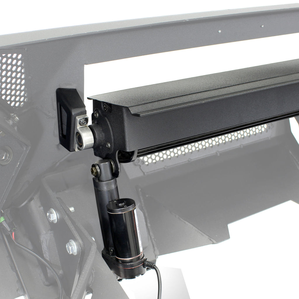 Go Rhino 341301T Element Front Bumper with Power Actuated Hide-Away Light Bar Mount for Select Ram