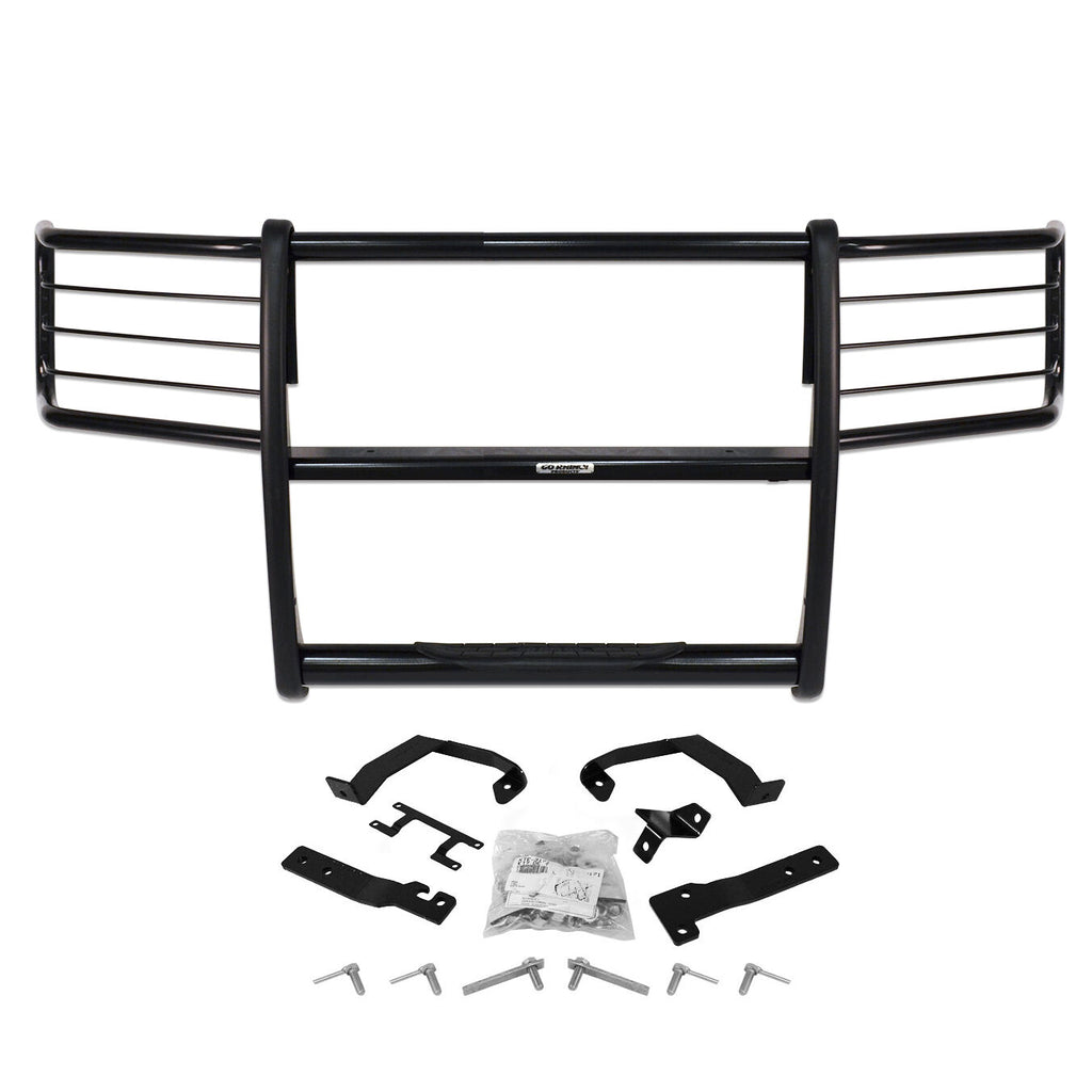 Go Rhino 3320MB 3000 Series StepGuard Grille Guard with Brush Guards for Select Ford E-150, Ford E-250, Ford E-350 Club Wagon, Ford E-350 Super Duty