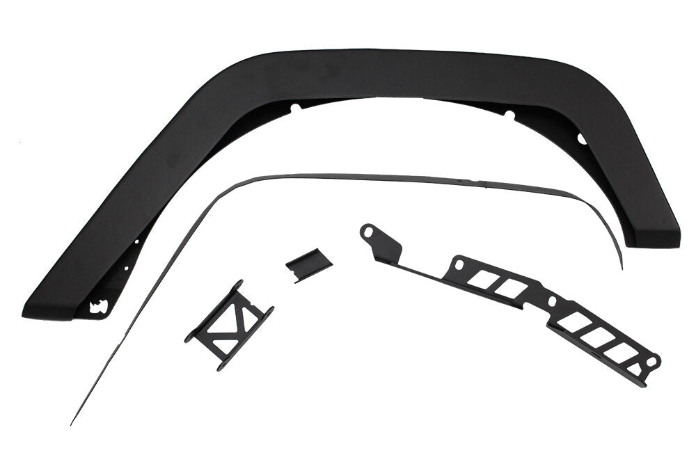 Go Rhino 701132T Trailline 3" Wide Steel Rear Fenders for Jeep JK Wrangler for Select Jeep Wrangler, Jeep Wrangler JK